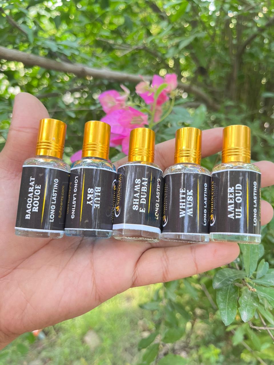 5 Attars Combo Pack – Long Lasting Fragrances (12ML Each)