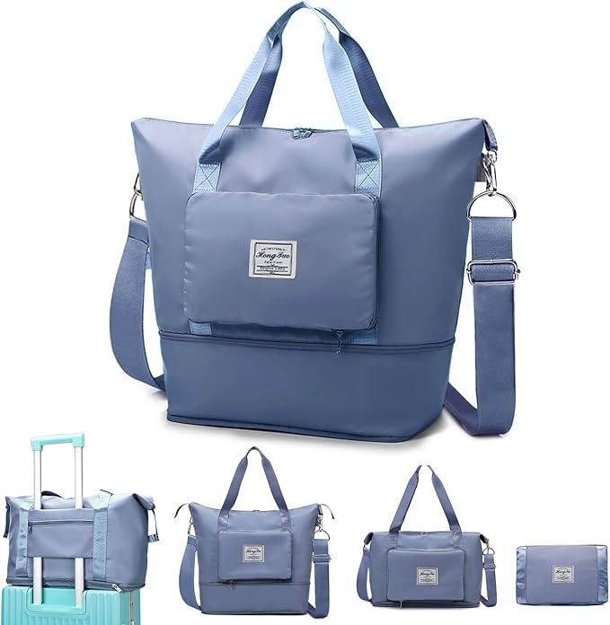Waterproof Foldable Travel Bag -( Blue )