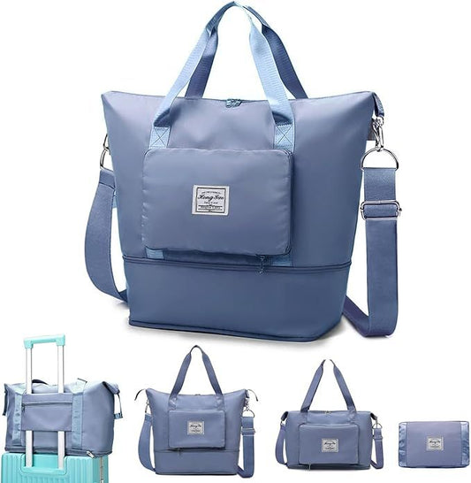 Waterproof Foldable Travel Bag -( Blue )
